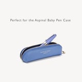 Baby Ballpoint Enamel Pen Capri Blue & Silver Plated
