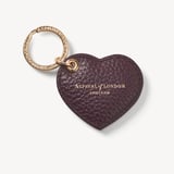 Small Heart Keyring Fig Pebble