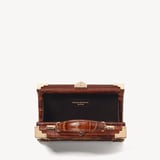 Vintage Box Trunk Wooden Marquetry