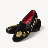 Patrick McDowell Slippers Black Velvet