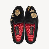 Patrick McDowell Slippers Black Velvet