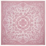 Lancashire Rose Silk Scarf Rose Pink Pure Silk