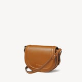 Small Stella Satchel Crossbody Smooth Tan