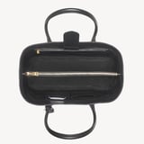 London Tote Black Woven Leather