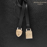 Midi London Tote Black Pebble