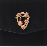 Eliza Clutch Black Velvet