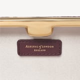 Florence Clutch Fig Velvet Croc