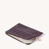 Zipped Travel Wallet Fig Pebble