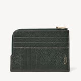 Zipped Travel Wallet Alpine Green Pebble