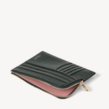 Zipped Travel Wallet Alpine Green Pebble
