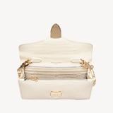 Mayfair®Clutch Ivory Patent Croc