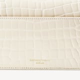 Mayfair®Clutch Ivory Patent Croc