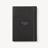 A5 Softback Notebook Black Pebble