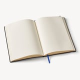 A5 Softback Notebook Black Pebble
