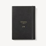 A5 Softback Notebook Black Pebble