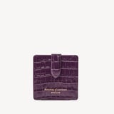 Compact Mirror Deep Shine Fig Small Croc