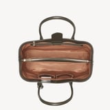 London Tote Evergreen Woven Leather