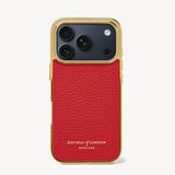 iPhone 17 Pro Case Cardinal Red Pebble