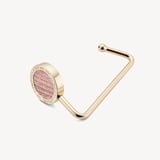 Aspinal Handbag Hook Cassis Lizard