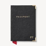 Passport Cover Black Pebble