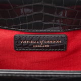 Midi Mayfair® Black Patent Croc