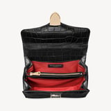 Midi Mayfair® Deep Shine Black Croc
