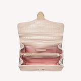 Midi Mayfair® Soft Taupe Patent Croc