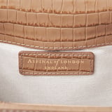 Midi Mayfair® Deep Shine Caramel Small Croc