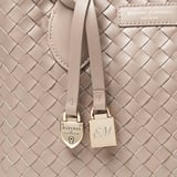 Midi London Tote Moleskin Woven Leather