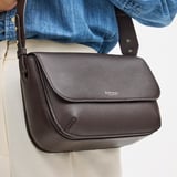 Ella Grande Crossbody Chocolate Pebble