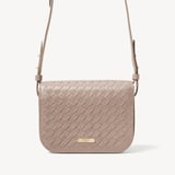 Ella Crossbody Moleskin Woven Leather