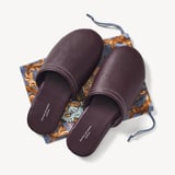 Hudson Travel Slippers Wine Milled Pebble