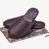 Hudson Travel Slippers Wine Milled Pebble