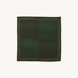 Pure Silk Pocket Square Evergreen Quadrant