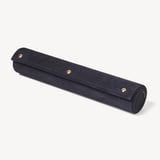 Travel Backgammon Set Navy & Cappucino Suede