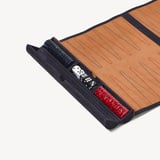 Travel Backgammon Set Navy & Cappucino Suede