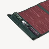 Travel Backgammon Set Alpine Green & Burgundy Suede