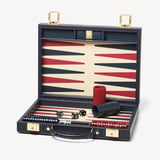 13-inch  Backgammon Set Navy Pebble