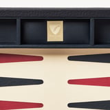 13-inch  Backgammon Set Navy Pebble