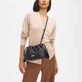 Amelia Black Quilted Nappa