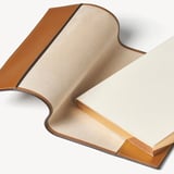 A5 Refillable Luxury Journal Smooth Tan with Soft Suede Lining