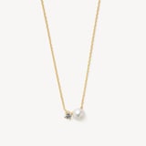 Toi Et Moi Necklace Natural Pearl