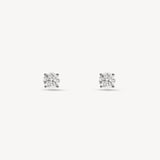 Floating Diamond 1ct Solitaire Stud Earrings  1.03ct Diamond
