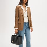 Midi London Tote Black Pebble