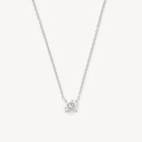 Floating Diamond 0.50ct Solitaire Necklace 0.53ct Diamond