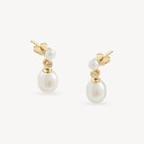 Drop Earrings 0.04ct Diamond