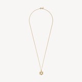 Star of David Pendant Necklace 18ct Gold Vermeil
