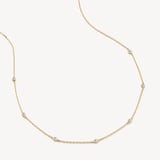Celeste Necklace 0.018ct Swiss Blue Topaz