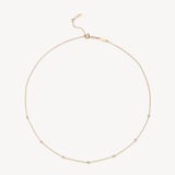 Celeste Necklace 0.018ct Swiss Blue Topaz