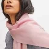Pure Cashmere Scarf Baby Pink Cashmere